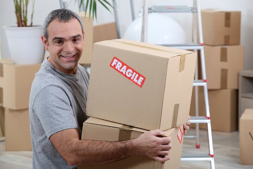 Customer complaint review during a moving service