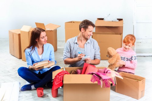 Man And Van Kennington team supporting a local move in South London