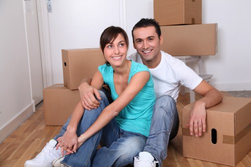 Wrapped furniture prepared for safe removals and delivery