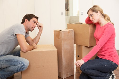 Specialist equipment used for safe piano moving in Kennington