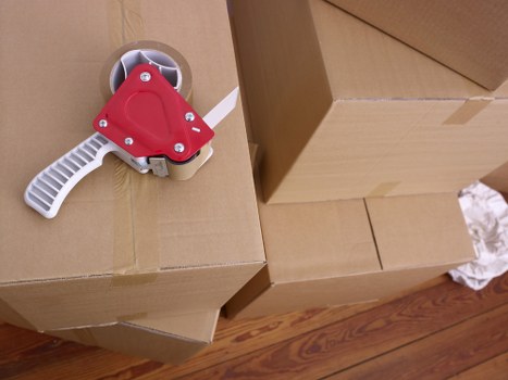 Professional removal company preparing for a move in Kennington