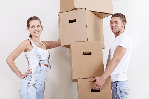 Careful furniture handling during a Kennington home removal