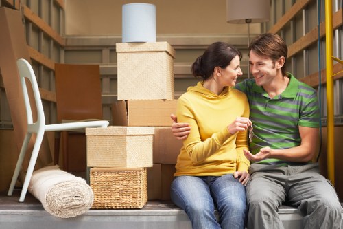 Moving belongings from a Kennington flat with stairs and tight access